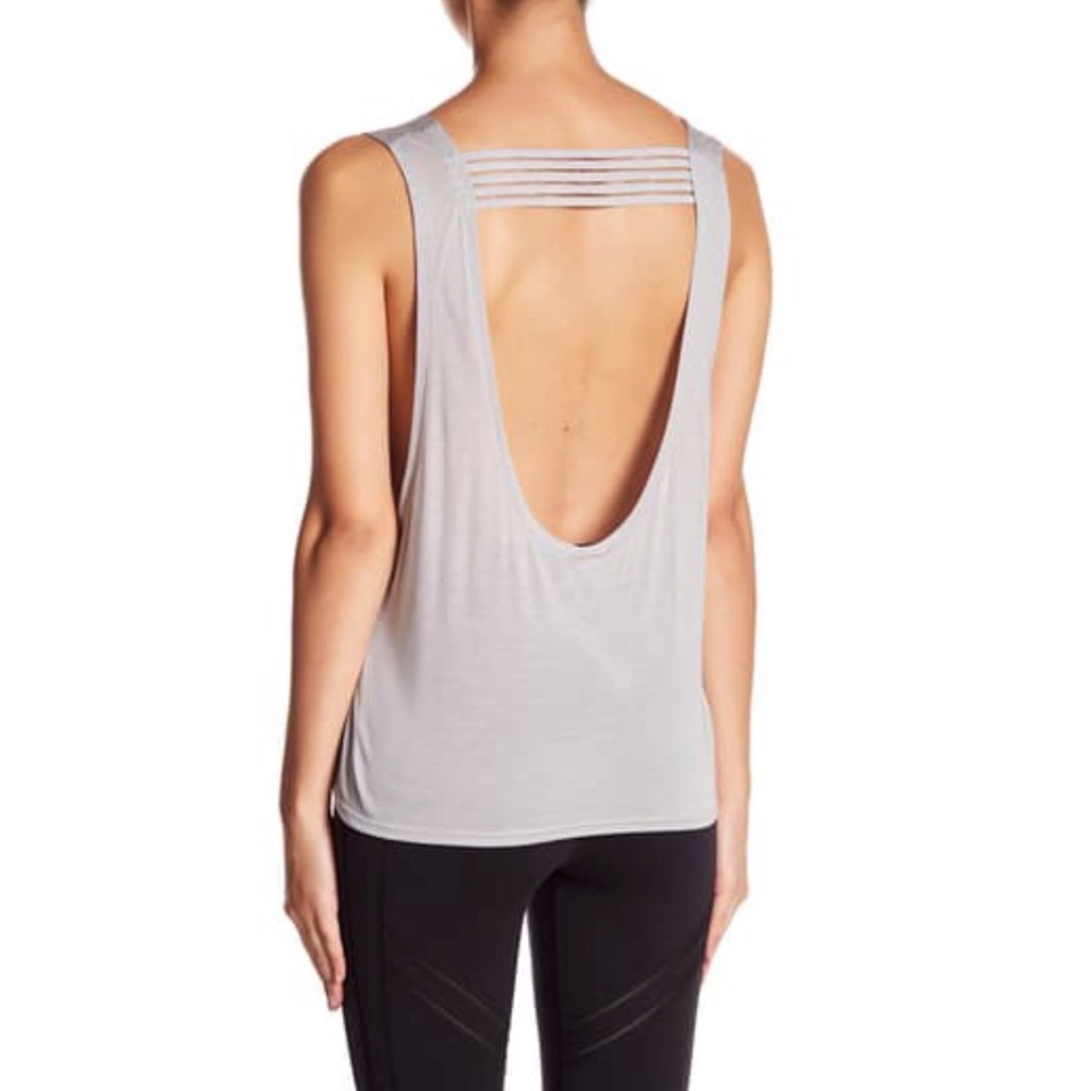 ALO Yoga Women’s Acme Tank Top in Light Gray Alloy